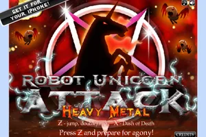 Robot Unicorn Attack: Heavy Metal unblocked - play online free